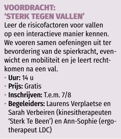 Sterk Tegen vallen
