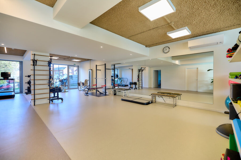 Oefenzaal van kinepraktijk Sterk te Been in Ledeberg